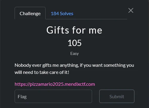 Nobody ever gifts me anything, if you want something you will need to take care of it!