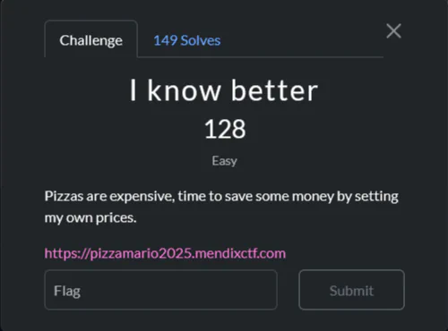 Pizzas are expensive, time to save some money by setting my own prices.