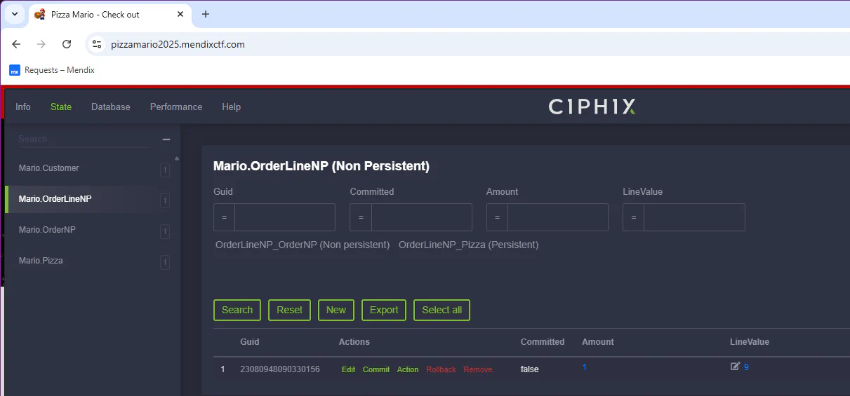 Use Ciphix tool to edit the OrderLineNP attribute LineValue and set a lower price